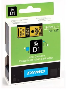 Ta$236ma Dymo D1 zamiennik 45808 19mm x 7m żółte tło/czarny nadruk - Etykiety do drukarek - miniaturka - grafika 8