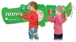 Viga Viga, sensoryczna tablica manipulacyjna Krokodyl - Tablice dla dzieci - miniaturka - grafika 4
