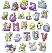 Akcesoria rzeźbiarskie - Knorr Prandell Forma do odlewania Tier ABC, 3  4 cm, 26tlg., materialbed.360G - miniaturka - grafika 1