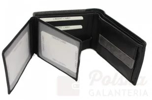 Wild Portfel Męski Skórzany AW Skóra Licowa Duży Poziomy Bez Zapięcia - Portfele - miniaturka - grafika 2