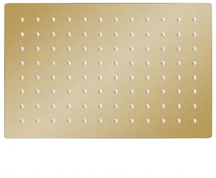 VidaXL Deszczownica ze stali nierdzewnej 30x20 prostokątna złota 147713 - Deszczownice - miniaturka - grafika 4