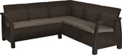 Sofy ogrodowe - KETER sofa ogrodowa CORFU RELAX brązowa - miniaturka - grafika 1