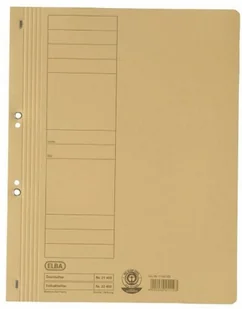 Elba Skoroszyt oczko A4 1/1 żółty 21450GB - Teczki i skoroszyty - miniaturka - grafika 2