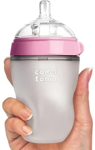 COMOTOMO COMOTOMO - antykolkowa butelka silikonowa MOM'S BREAST 150 ml Pink NEWBORN 45792-uniw - Butelki dla niemowląt COMOTOMO COMOTOMO - antykolkowa butelka silikonowa MOM'S BREAST 150 ml Pink NEWBORN 45792-uniw - Butelki dla niemowląt - miniaturka - grafika 6