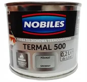 Farby zewnętrzne - Nobiles Termal 500 Srebrny 0,2L termoodporna farba - miniaturka - grafika 1