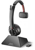 Słuchawki - Plantronics Savi W8210 UC Czarny - miniaturka - grafika 1