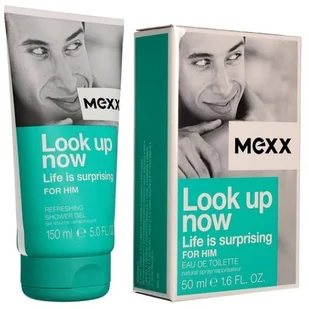 Mexx SET Mexx Look Up Now M) edt 50ml + sg 150ml - Zestawy kosmetyków męskich - miniaturka - grafika 2