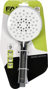 FALA Słuchawka prysznicowa White Moon 120 3 funkcyjna 75639 ZYSKAJ RABAT 30 ZŁ 75639 - Słuchawki prysznicowe - miniaturka - grafika 2