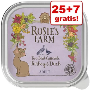 Rosie's Farm 25 + 7 gratis! Rosie's Farm, 32 x 100 g - Jagnięcina i kurczak - Mokra karma dla kotów - miniaturka - grafika 3