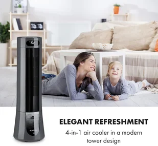 Klarstein Klarstein Skyscraper Frost, chłodnica powietrza, 45 W, 7 l, 2 wkłady chłodzące, przenośny ACO4-SkyscraperFrstB - Klimatory - miniaturka - grafika 5