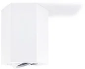 Oprawy, klosze i abażury - Bowi Oprawa halogenowa natynkowa ruchoma z aluminium LED Areno - Biała OS-013355 - miniaturka - grafika 1