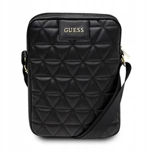 Guess Quilted Tablet Bag - Torba na notebooka / tablet 10" (czarny) - Torby na laptopy - miniaturka - grafika 4