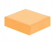 Fotele i pufy dla dzieci - Pufka ciemnożółta - miniaturka - grafika 1