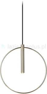 Amplex LAMPA wisząca FARO 0553 okrągła OPRAWA metalowy ZWIS pierścień ring złoty 0553 - Lampy sufitowe - miniaturka - grafika 3