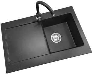 Laveo 6 kolorów Zlewozmywak Granitowy Duża Komora 20 cm - Zlewozmywaki - miniaturka - grafika 22