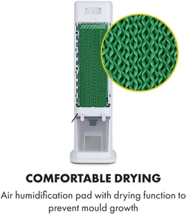 Klarstein Klarstein Skytower 360° Smart, klimatyzer, schładzacz powietrza, 60W, 450 m/h, 6 litrów, przenośny ACO4-Skytower360°Smt - Klimatory - miniaturka - grafika 8