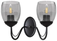 Lampy ścienne - Helam Allena Kinkiet Helam K-2961/2 BK+SM - miniaturka - grafika 1