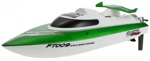Motorówka FT009 2.4GHz RTR (długość 46cm, prędkość 30km/h, silnik klasy 540) - Zielona - Zabawki zdalnie sterowane - miniaturka - grafika 2