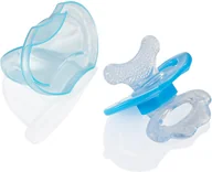 Gryzaki dla dzieci - BRUSH-BABY BRUSH-BABY - gryzak dla dzieci FrontEase Teether do zębów przednich od 3 miesiąca życia (1szt.) - kolor niebieski - miniaturka - grafika 1