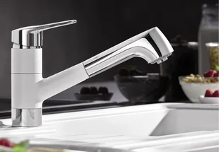 Blanco NOTIS S perłowoszary/chrom 523261 - Baterie kuchenne - miniaturka - grafika 2