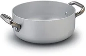Rondle - Pentole Agnelli pentole agnelli alma106pi24 linia indukcja garnek do sauté, dno indukcyjne z aluminium z 2 uchwytami Cool, 24 cm ALMA106PI24 - miniaturka - grafika 1