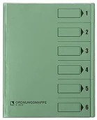 Teczki i skoroszyty - Bene Bene 83600GN teczka na dokumenty z okładką ochronną, zielona 83600GN - miniaturka - grafika 1