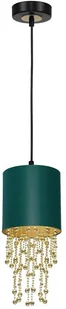 Milagro Lampa wisząca ALMERIA GREEN/GOLD 1xE27 MLP6452 - Lampy sufitowe Milagro Lampa wisząca ALMERIA GREEN/GOLD 1xE27 MLP6452 - Lampy sufitowe - miniaturka - grafika 3