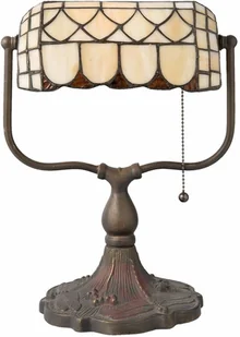 Clayre&Eef MATEA - lampa bankierska w stylu Tiffany - Lampy stojące - miniaturka - grafika 2