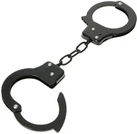 Kajdanki - MFH Kajdanki Stalowe Łańcuchowe Czarne 29313 - miniaturka - grafika 1