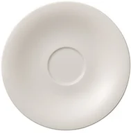 Filiżanki - Villeroy & Boch New Cottage Basic Tee-spodek pod filiżankę do kawy, zastawa stołowa wykonana z wysokiej jakości porcelany premium 16 cm, biały, 16 x 16 x 2 cm 10-3460-1280 - miniaturka - grafika 1