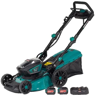 NAC Kosiarka LB-2B60-46-2x20V Akumulatorowa + 2 Akumulatory 6 Ah + Ładowarka podwójna - Kosiarki - miniaturka - grafika 4