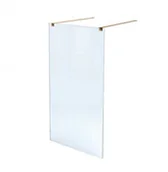 Kabiny prysznicowe - Massi WALK IN GOLD 80x195 MSKP-FA1020-80-G - miniaturka - grafika 1