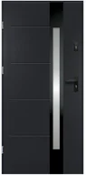 Drzwi zewnętrzne - Drzwi wejściowe ARIADNA Antracyt 90 Lewe - miniaturka - grafika 1