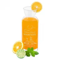 Karafki - Murrano Karafka szklana na wodę grawer sposób na lato dla przyjaciółki KARW-020 - miniaturka - grafika 1