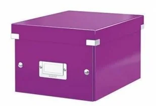 Leitz Pudło uniwersalne małe A5 C&S, WOW fioletowe 60430062 - Pojemniki biurowe - miniaturka - grafika 2
