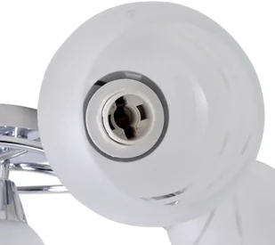 VidaXL Lampa sufitowa ze szkła opalowego dla 5 żarówek E14 241480 - Lampy sufitowe - miniaturka - grafika 4
