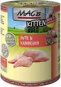 Mokra karma dla kotów - Macs Mac's Cat Kitten Karma z indykiem i królikiem dla kociąt 400g - miniaturka - grafika 1