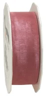 Pasmanteria - Unbekannt Taśma Organza Sheer Rosé 25 MM X 25 m na rolce | prezent Sheer Rosé | tasiemka różowa | | taśma organza różowym wstążka z organzy 25 MM różowe 6012525-021 - miniaturka - grafika 1