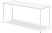 Meble do szkół i przedszkoli - AJ Produkty Stół BORS, 1800x700x900 mm, laminat biały, biały - miniaturka - grafika 1