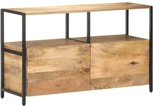 vidaXL Szafka, 110x35x65 cm, lite drewno mango 320918 - Szafki do salonu - miniaturka - grafika 17