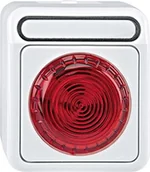 Wyłączniki światła i elektryczne - Merten Sygnał świetlny E 14, Aqua Star, jasnoszary, meg4410 8029 - miniaturka - grafika 1