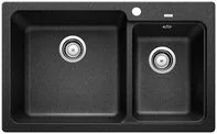Blanco Zlew NAYA 8 Czarny lewa 525944 - Zlewozmywaki - miniaturka - grafika 2