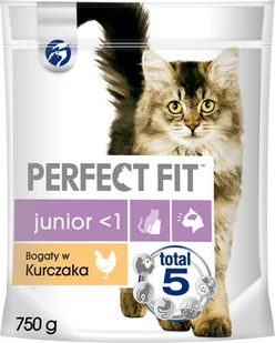 Perfect Fit Junior) 3 x 750g Bogaty w kurczaka sucha karma dla kotów - Mokra karma dla kotów - miniaturka - grafika 2
