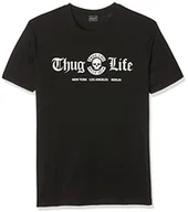 Akcesoria turystyczne - Mister Tee chłopcy Thug Life Cities T-shirty, czarny, S MT384 - miniaturka - grafika 1
