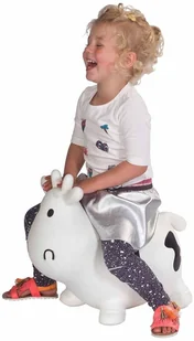 Van der Meulen My Skippy Buddy Zwierzątko do skakania Cow, biały, KH1-23 - Zabawki na biegunach - miniaturka - grafika 2