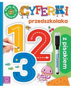Cyferki przedszkolaka z pisakiem. Piszę, liczę i zmazuję - Literatura popularno naukowa dla młodzieży - miniaturka - grafika 2