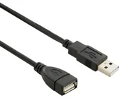 Kable komputerowe i do monitorów - 4World kabel przedłużajacy USB 2.0 typu A-A M/F1.8 m (HQ, ferryt) 6133, 06133 - miniaturka - grafika 1