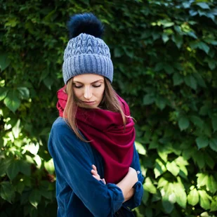 Art of Polo Polska czapka Zimowy poranek - Czapki damskie Art of Polo Polska czapka Zimowy poranek - Czapki damskie - miniaturka - grafika 2