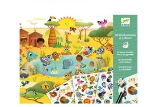 Djeco Obrazki: SAWANNA, pustynia, gra planszowa DD09560 - Zabawki kreatywne - miniaturka - grafika 2