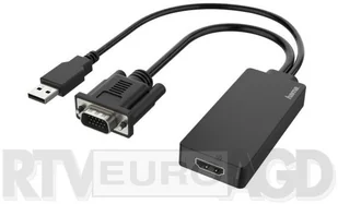 Hama VGA+USB HDMI | - Adaptery i przejściówki - miniaturka - grafika 3